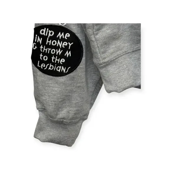 Limited Edition: new Eternal Ambitions ↯ Patch Work Hoodie ↯ Sweatshirt Grey ↯ L - Picture 12 of 16